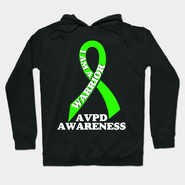 I Am A Warrior - AVPD Awareness Hoodie by JB.Collection
